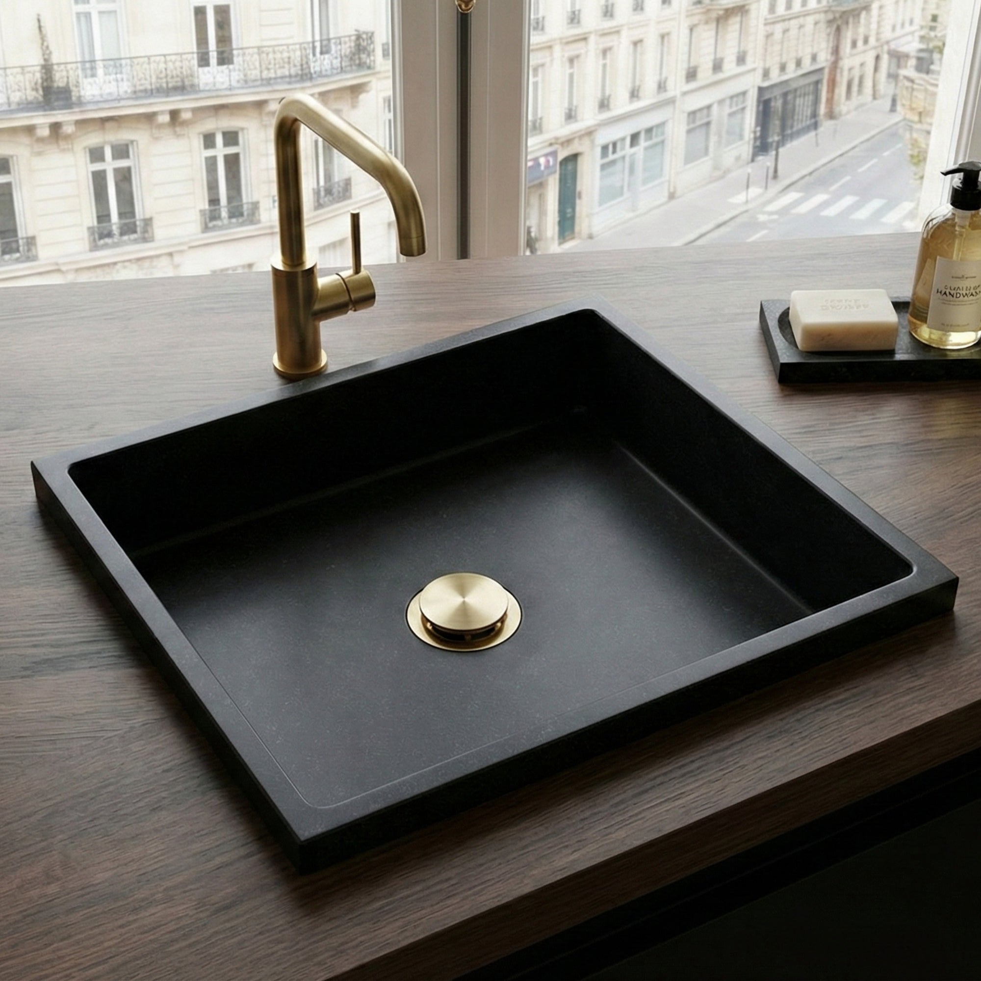 Black Marble Sink