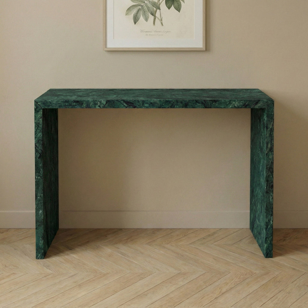 Console en marbre naturel Forest Green