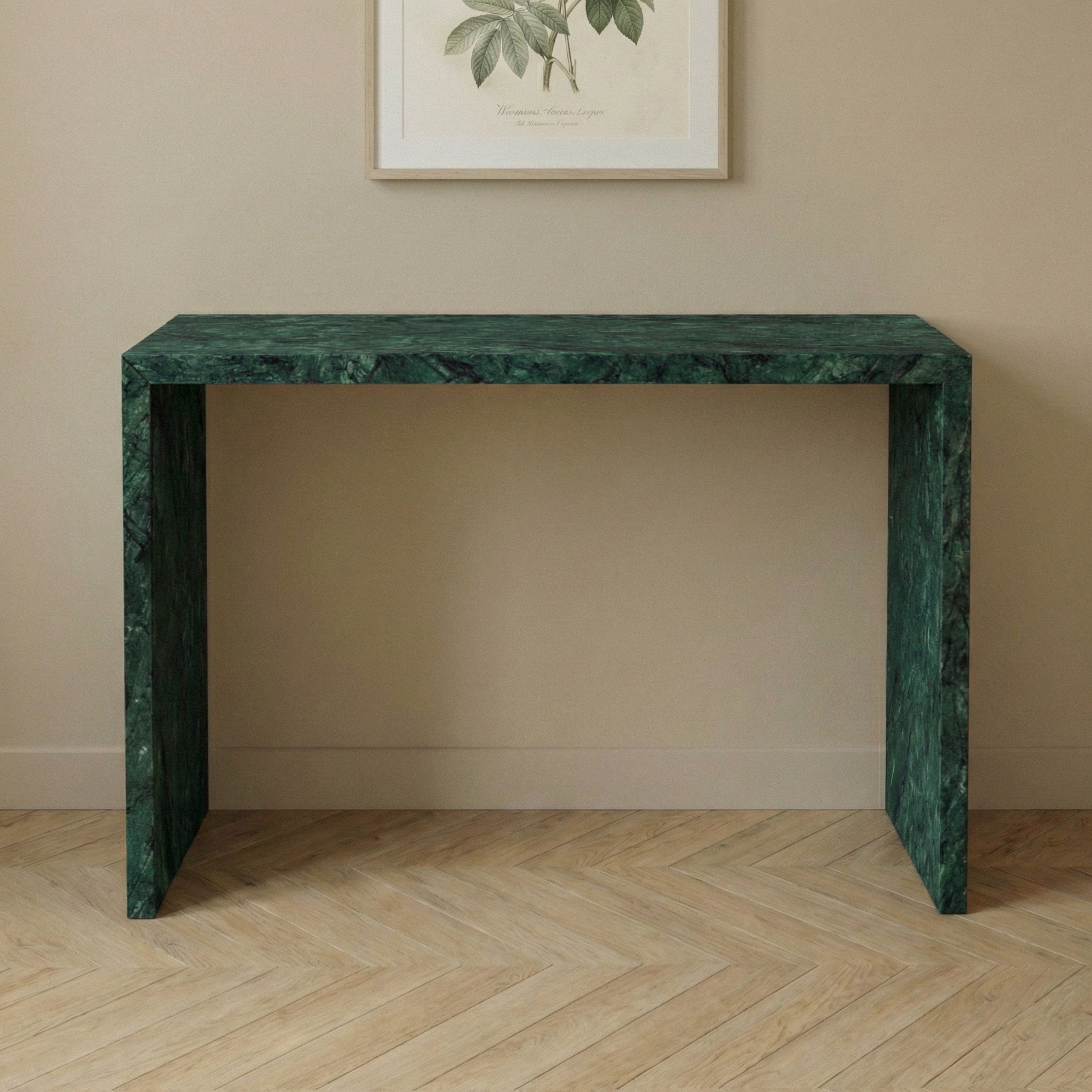 Console en marbre naturel Forest Green
