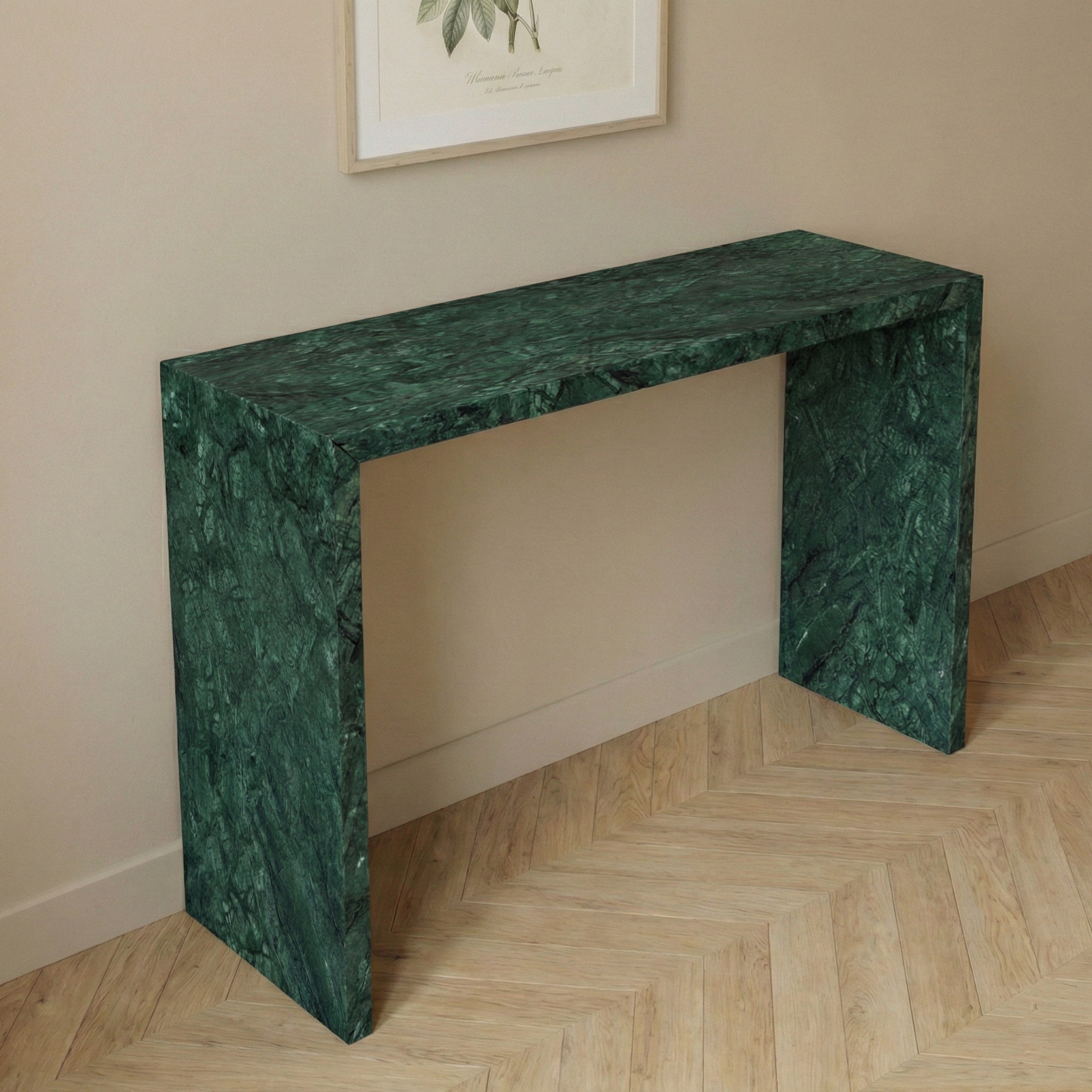 Console en marbre naturel Forest Green
